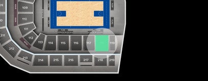 Seat view from Section