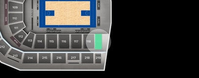 Seat view from Section