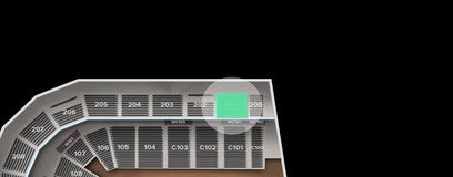 Seat view from Level 200