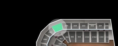 Seat view from Level 200