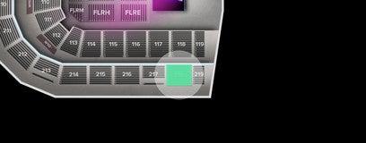 Seat view from Level 200