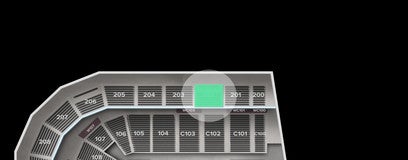 Seat view from Level 200