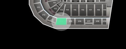 Seat view from Level 200