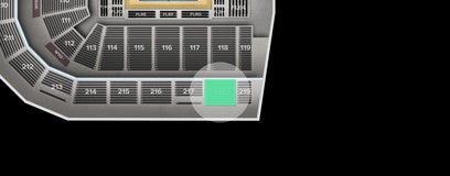 Seat view from Level 200