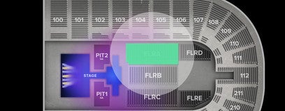 Seat view from Floor