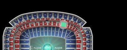 Seat view from Mezzanine