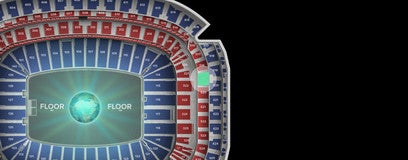 Seat view from Loge