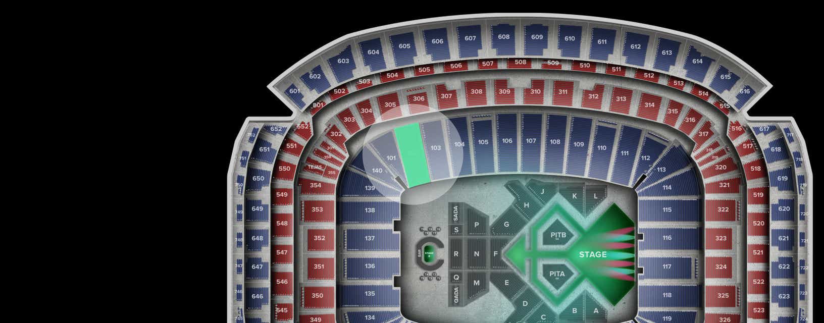 Seat view from Lower
