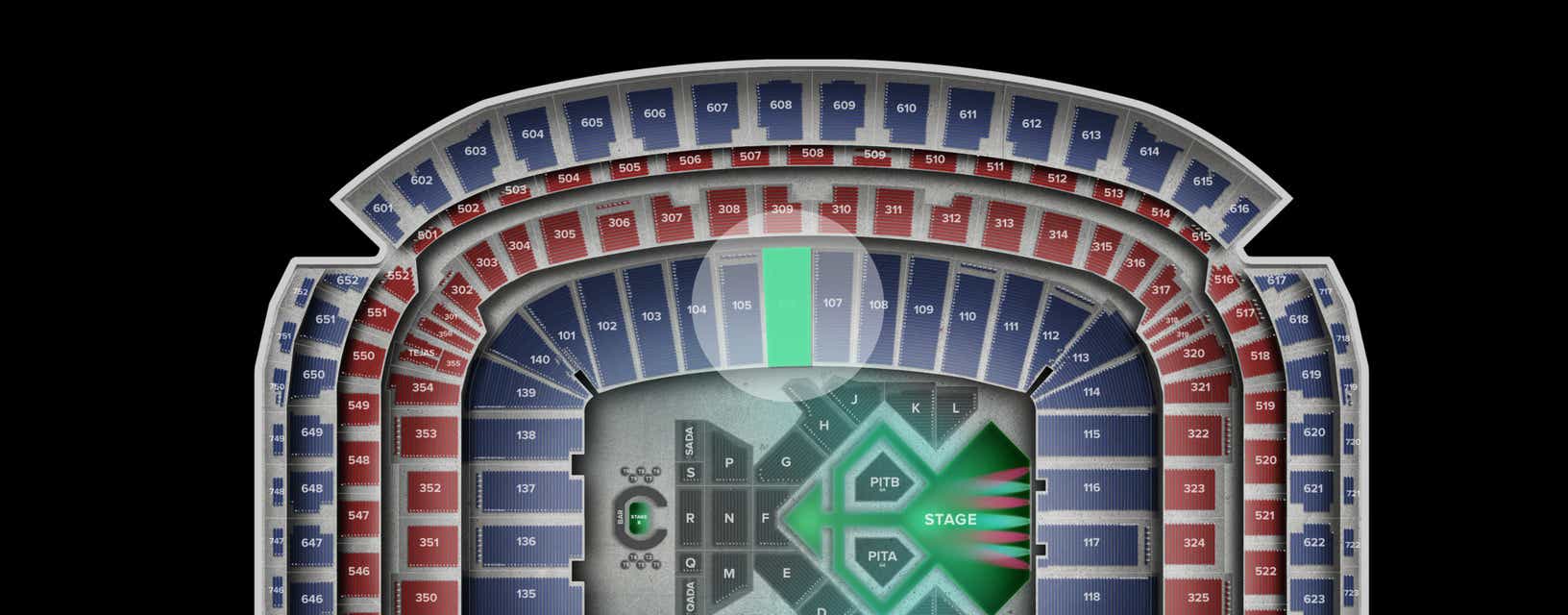 Seat view from Lower