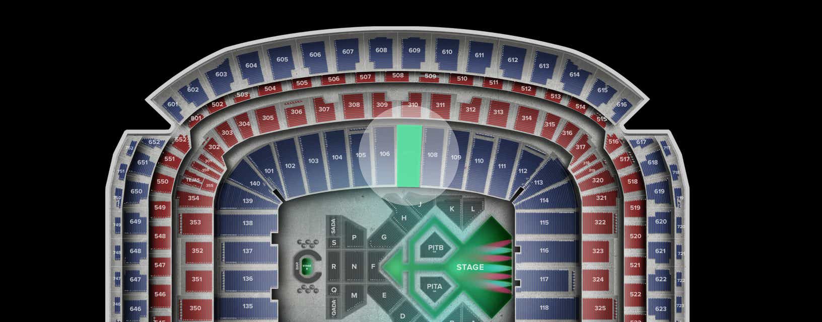 Seat view from Lower