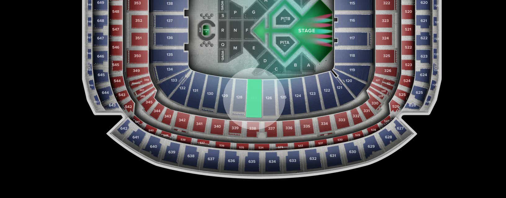 Seat view from Lower