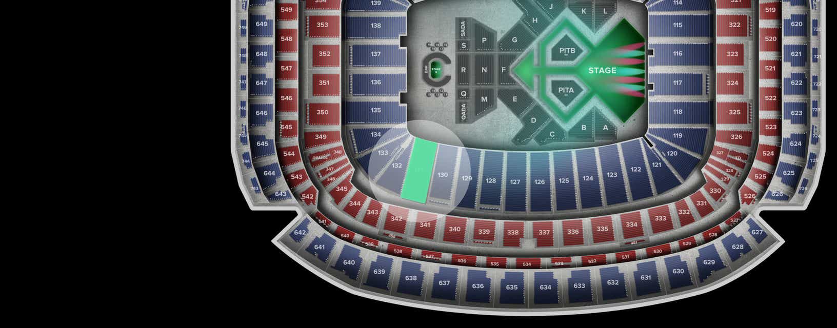 Seat view from Lower