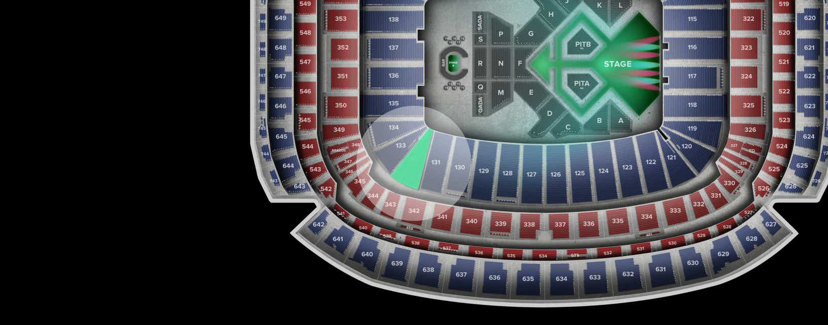 Seat view from Lower