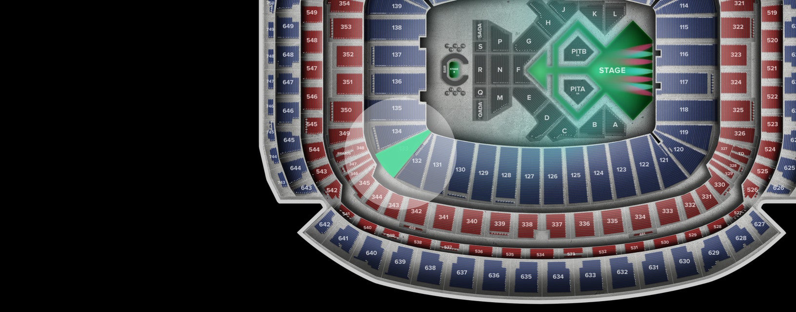 Seat view from Lower