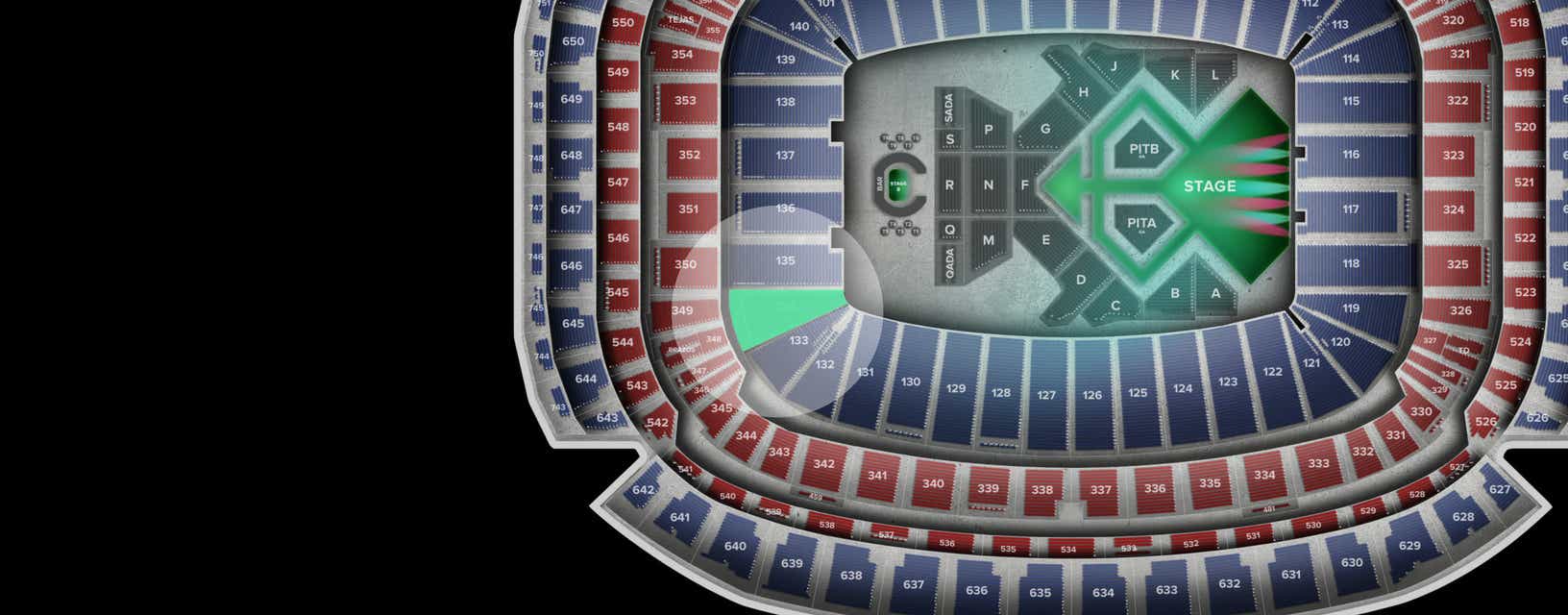 Seat view from Lower
