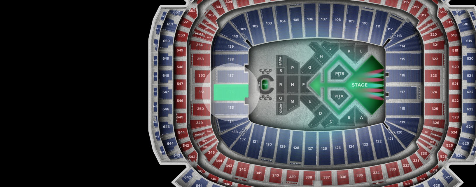 Seat view from Lower