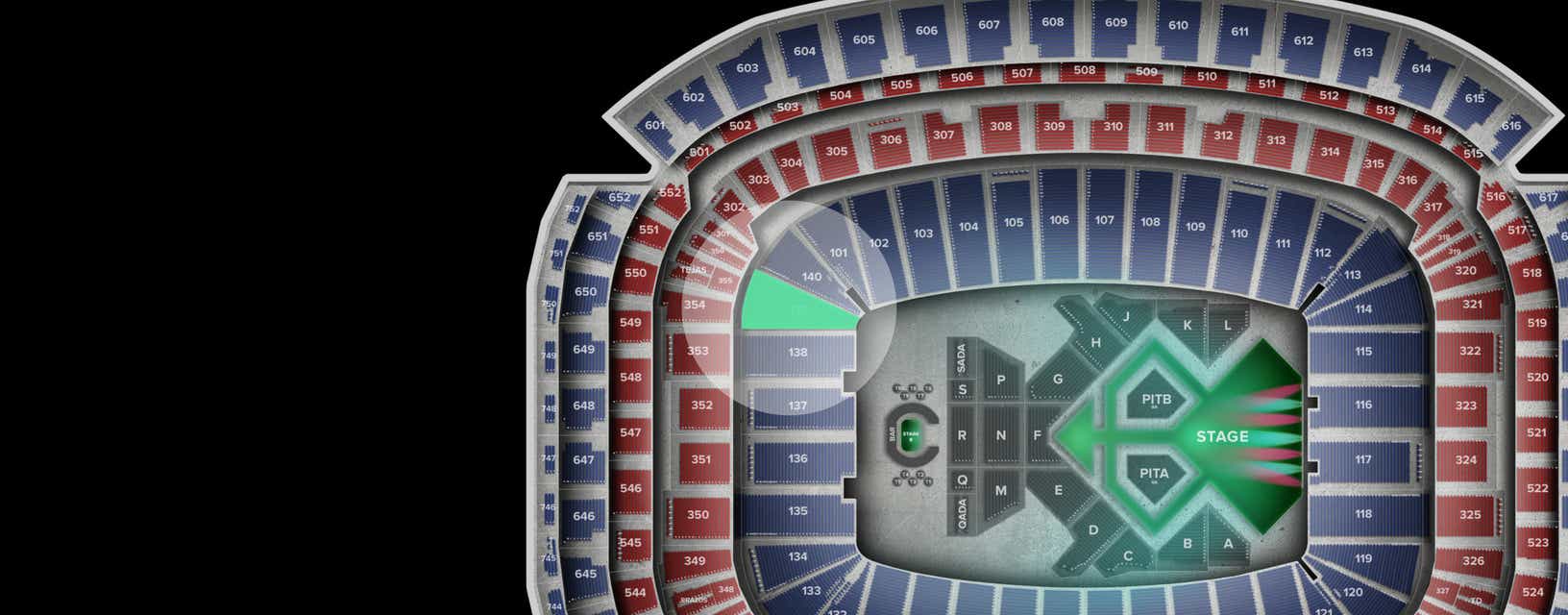 Seat view from Lower