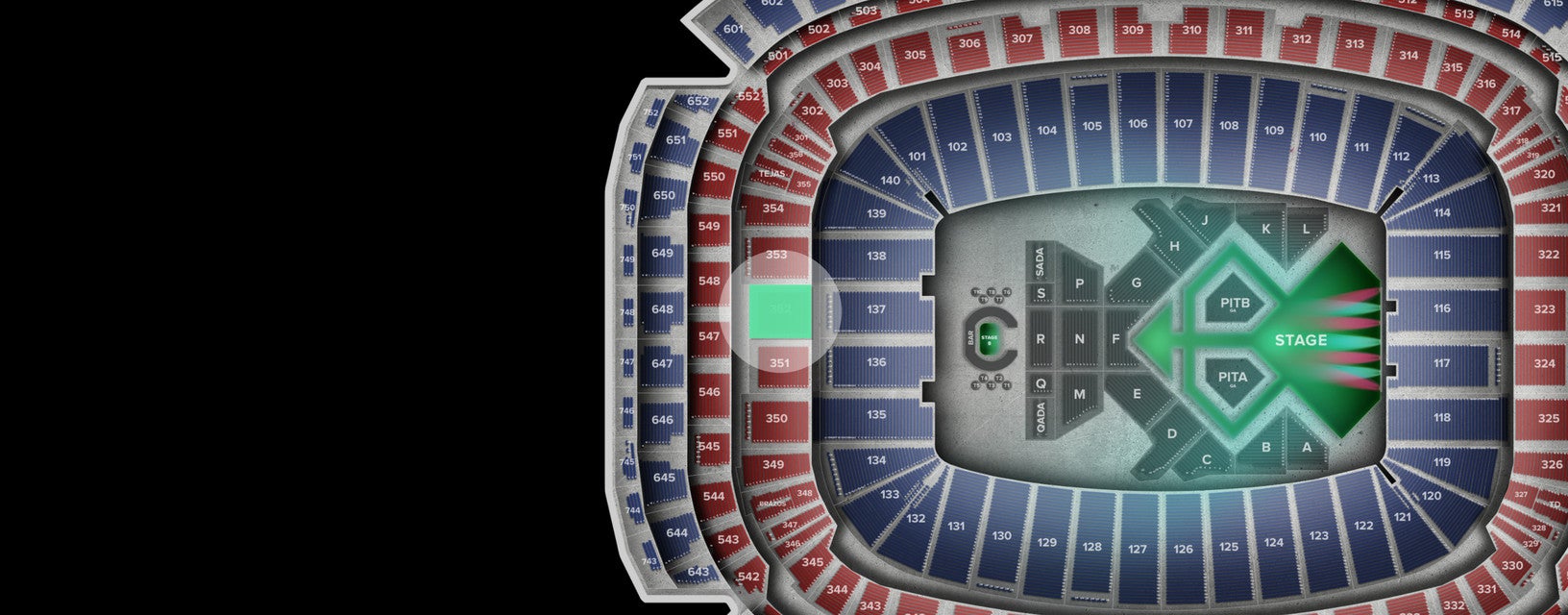 Seat view from Mezzanine