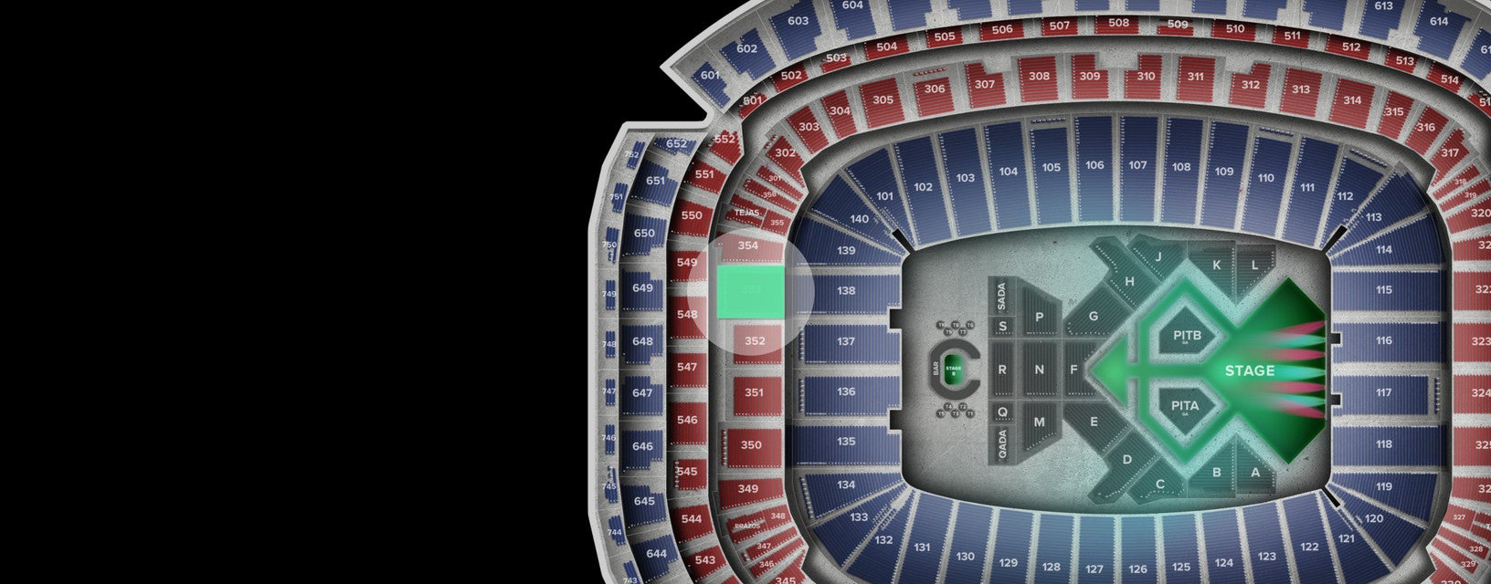 Seat view from Mezzanine