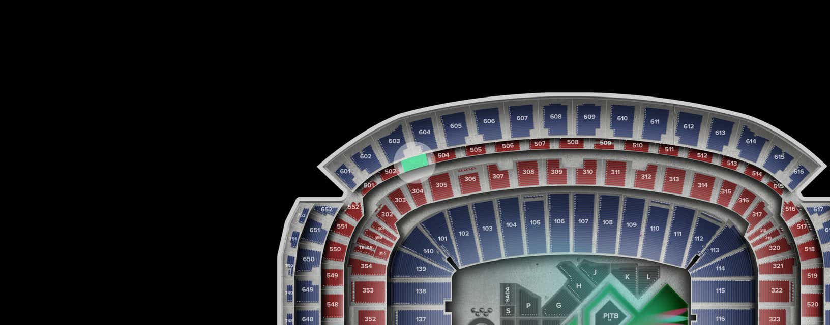 Seat view from Loge