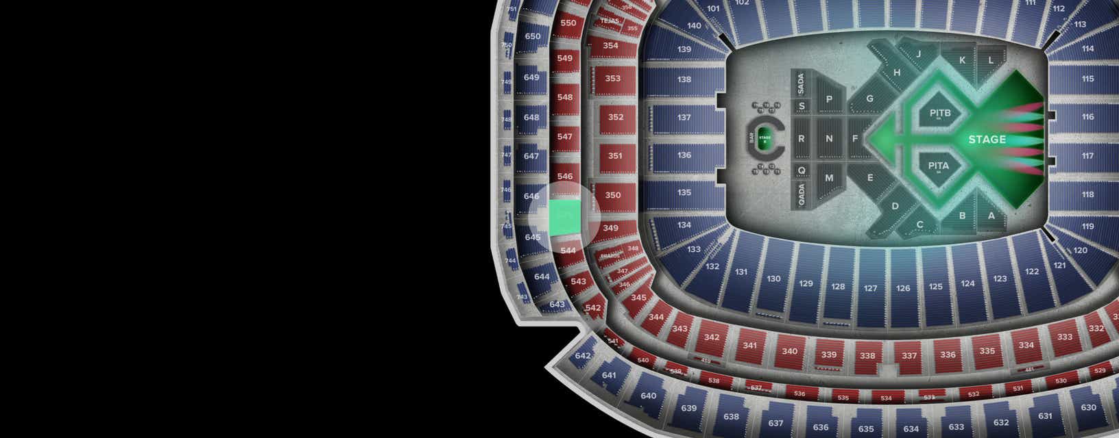Seat view from Loge