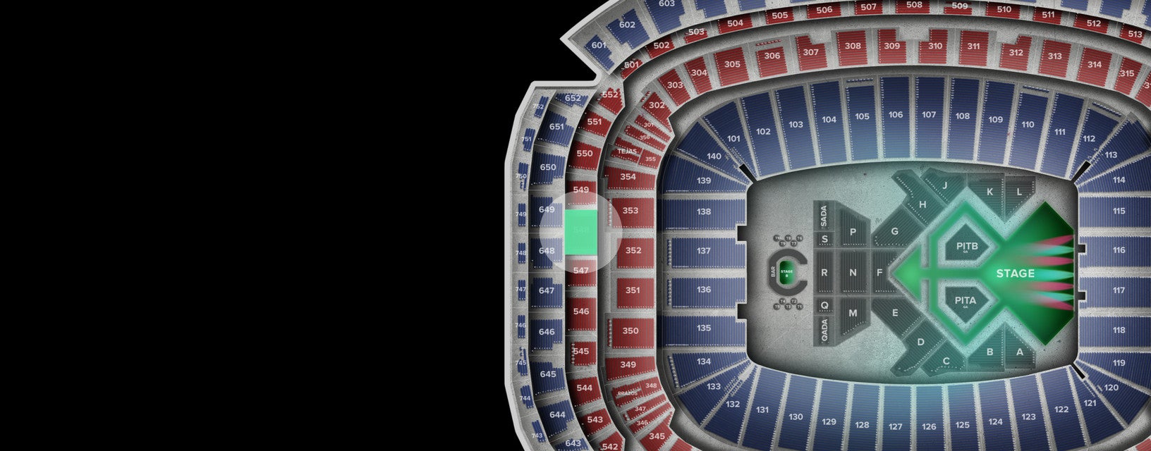 Seat view from Loge
