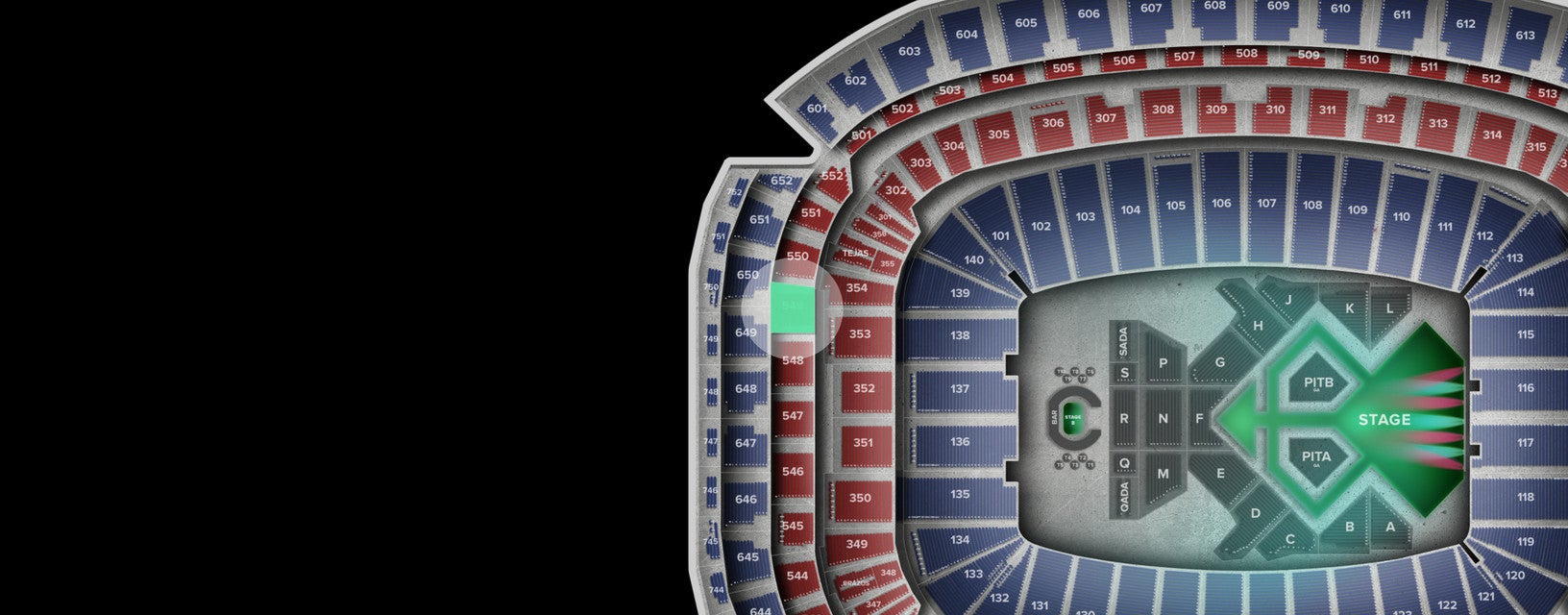 Seat view from Loge