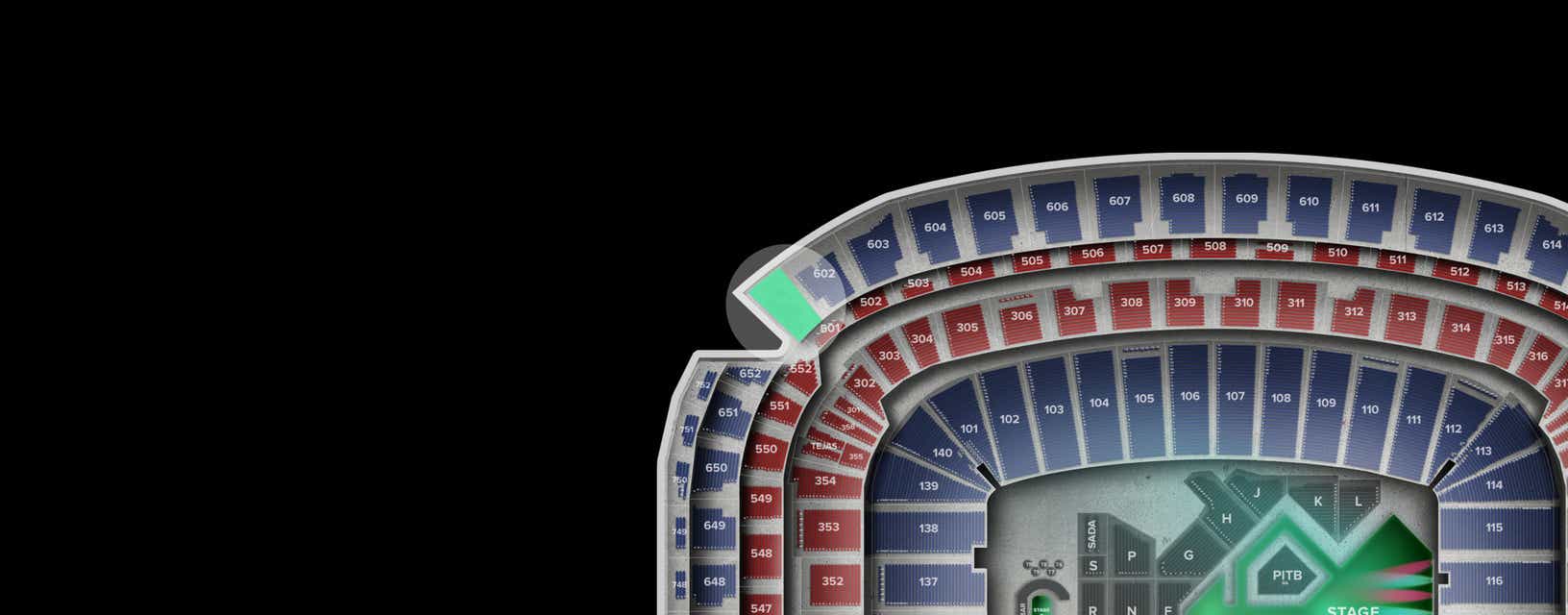 Seat view from Upper
