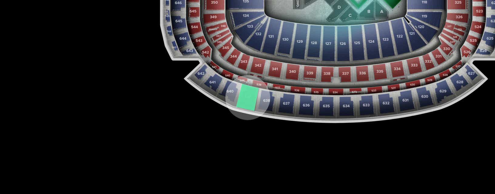Seat view from Upper