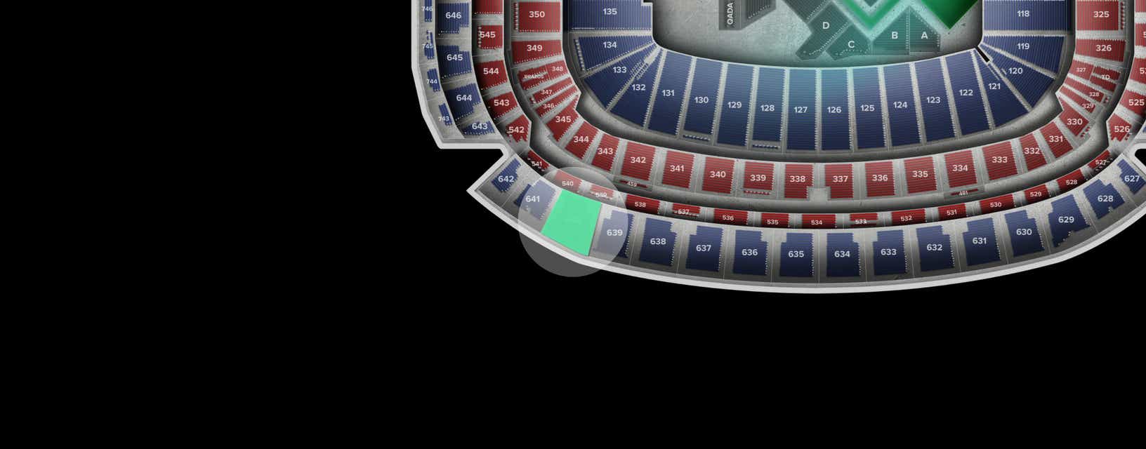 Seat view from Upper