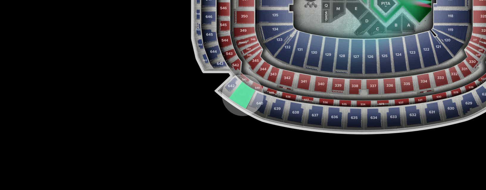 Seat view from Upper