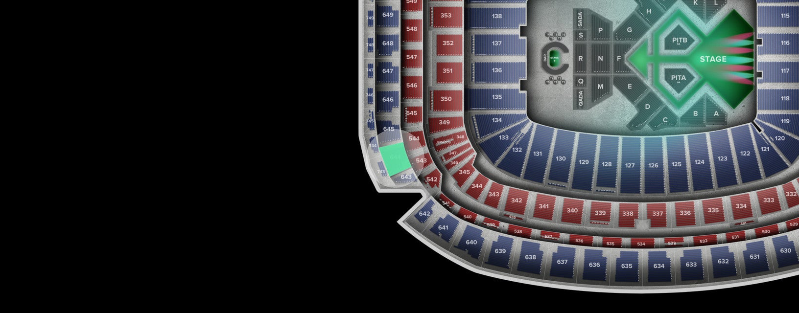 Seat view from Upper