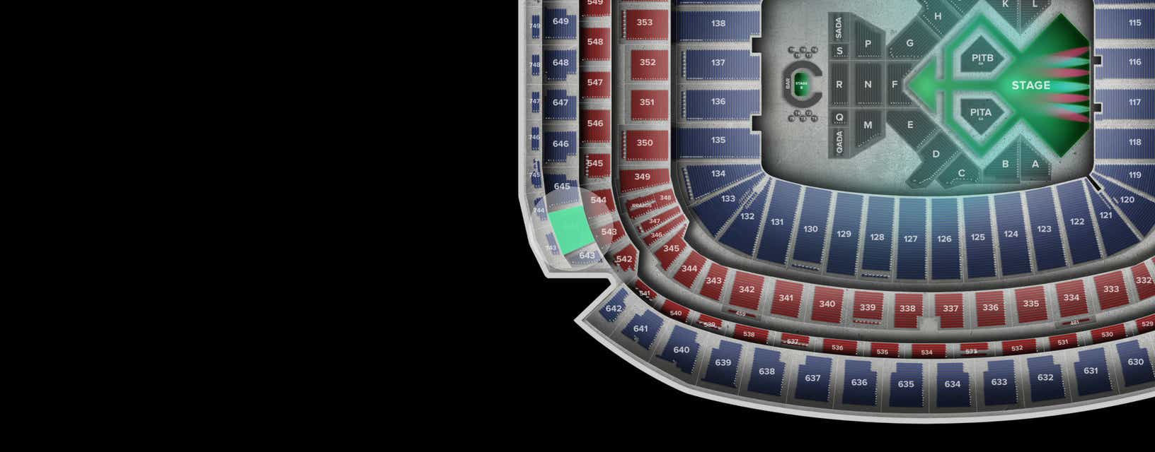 Seat view from Upper
