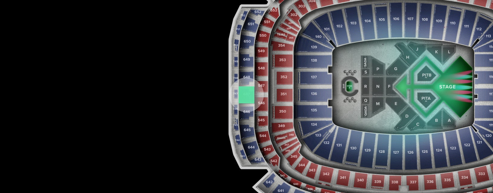 Seat view from Upper