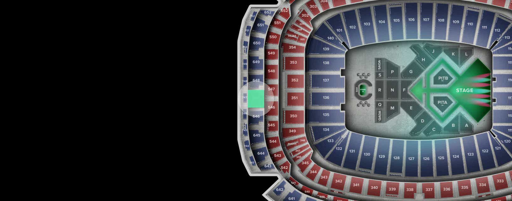 Seat view from Upper