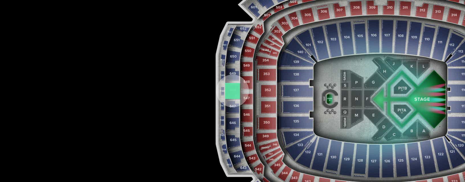 Seat view from Upper