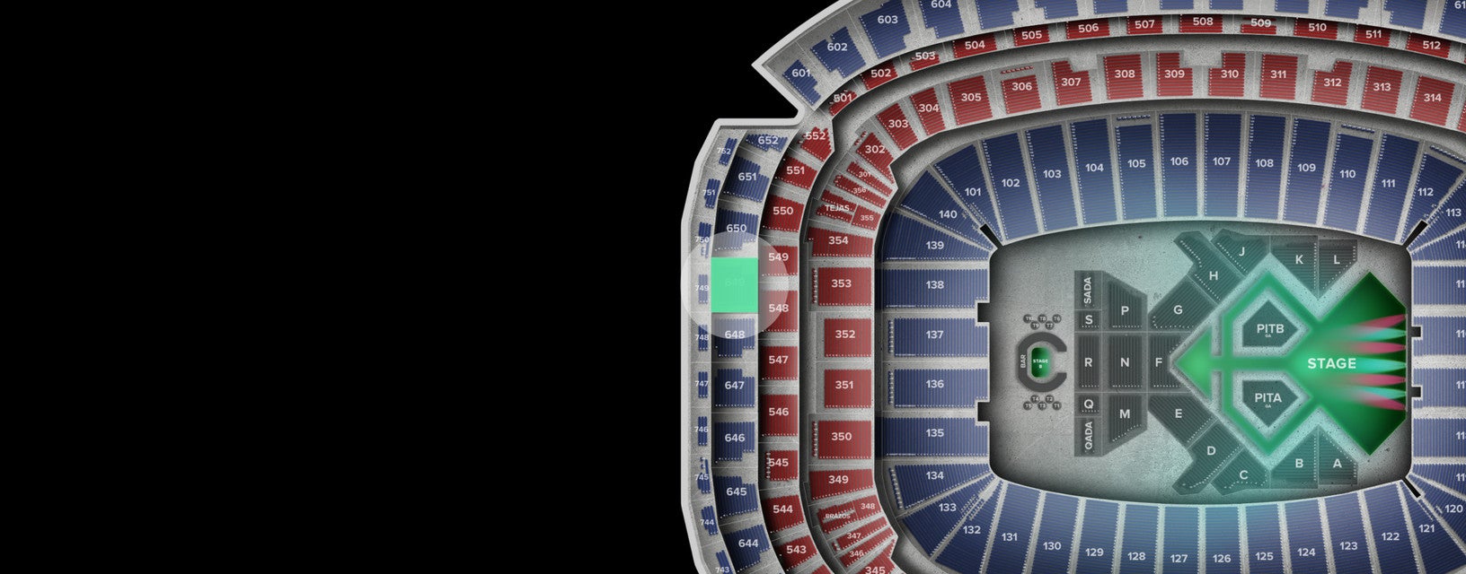 Seat view from Upper
