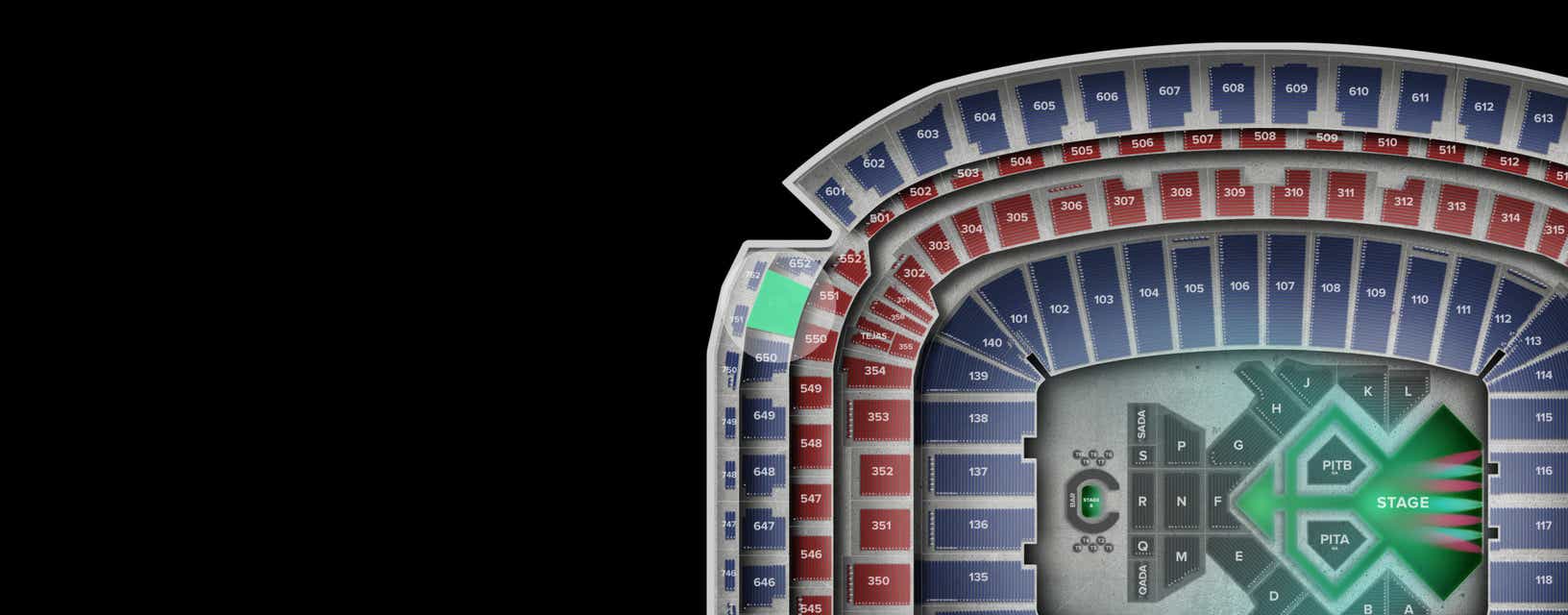 Seat view from Upper