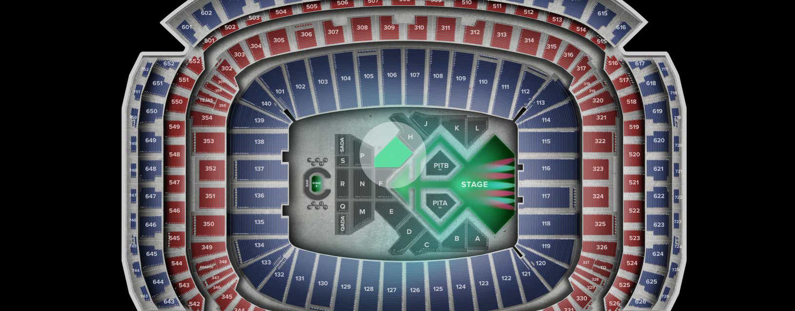 Seat view from Floor