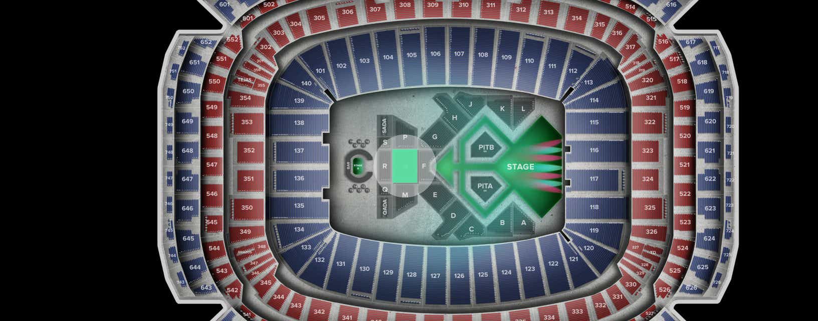 Seat view from Floor