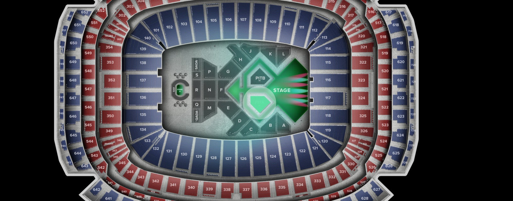 Seat view from PIT