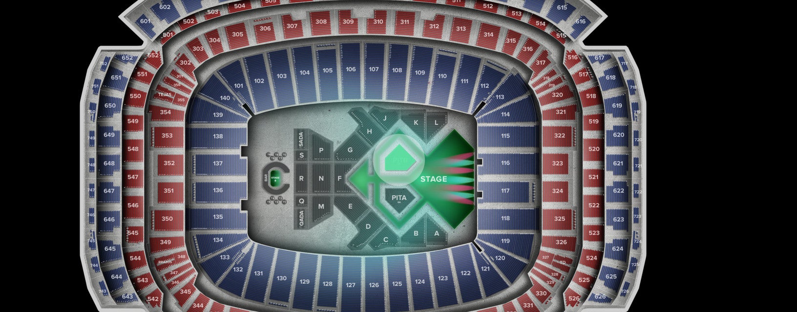 Seat view from PIT