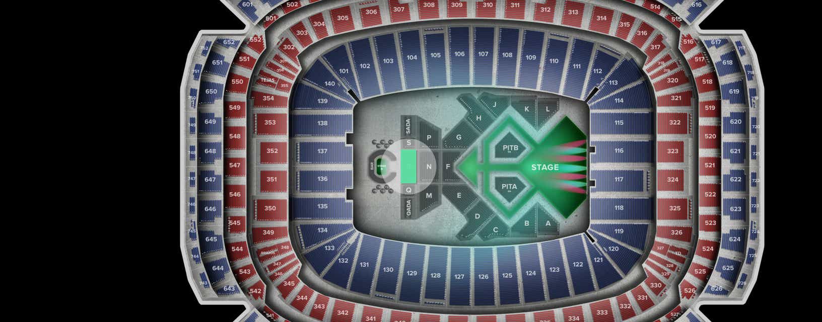 Seat view from Floor