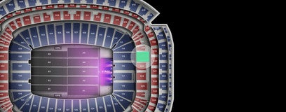 Seat view from Mezzanine