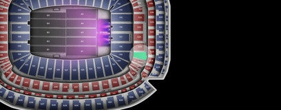 Seat view from Mezzanine