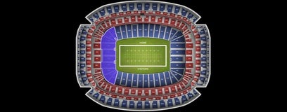 Seat view from Middle Endzone