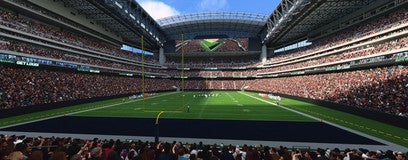 Seat view from Field Level Endzone