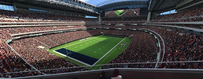 Seat view from Gridiron Loge