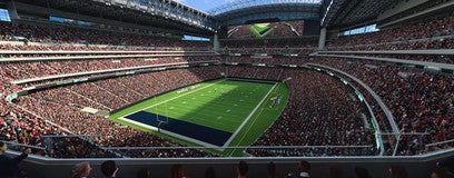 Seat view from Gridiron Loge