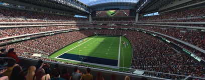 Seat view from Gridiron Loge